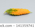 一張苦瓜過熟變黃的庫存照片。 141359741