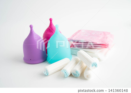 Sanitary hygiene set for women menstrual period cycle protection. Sanitary hygiene set for women menstrual period cycle protection. 141360148