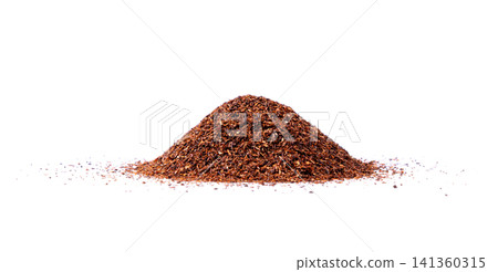 Rooibos tea leaves isolated 141360315