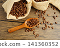 Coffee bean for drink in morning, nature food. 141360352