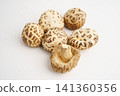 Dried shiitake mushroom, organic nature healthy food. 141360356