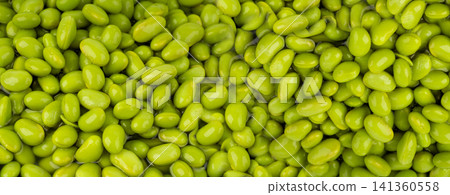 Edamame beans textured background Edamame beans textured background 141360558