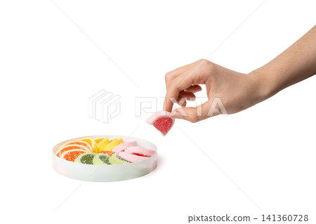 Fruit Marmalade Sweets Isolated, Lemon Slices Jelly, Sugar Citrus Marmalades, Orange, Lime Slices Set Fruit Marmalade Sweets Isolated, Lemon Slices Jelly, Sugar Citrus Marmalades, Orange, Lime Slices Set 141360728