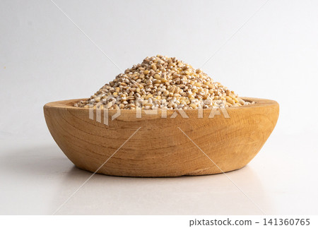 Wheat Grains Isolated, Barley Pile, Dry Cereal Seeds for Bread Wheat Grains Isolated, Barley Pile, Dry Cereal Seeds for Bread 141360765