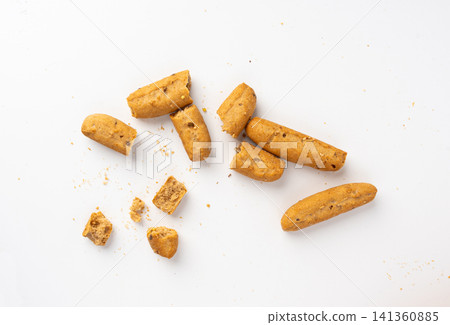 Small breadsticks, short grissini or picos Small breadsticks, short grissini or picos 141360885