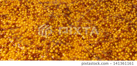 Dijon mustard or French sauce pattern Dijon mustard or French sauce pattern 141361161