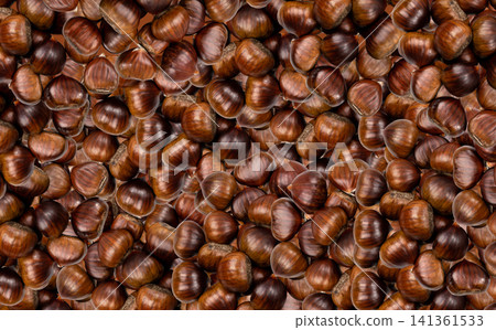 Edible sweet whole chestnuts pattern Edible sweet whole chestnuts pattern 141361533