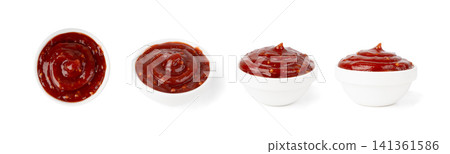 Bbq sauce splash isolated, barbecue ketchup stain Bbq sauce splash isolated, barbecue ketchup stain 141361586