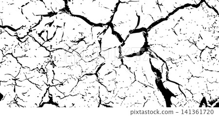 Grunge crack textured pattern, broken concrete wall background Grunge crack textured pattern, broken concrete wall background 141361720