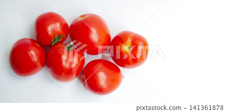 red tomatoes on white background red tomatoes on white background 141361878