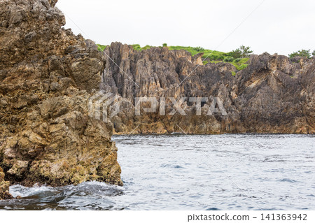 Scenic spots on Sado Island, the scenery of Senkaku Bay Scenic spots on Sado Island, the scenery of Senkaku Bay 141363942