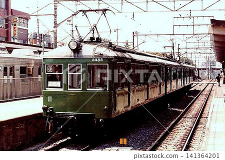 Tokyu 3450 series DeHa 3455, Oimachi Line, Meguro Line (now Tamagawa Line), Ookayama Station, being sent for scrapping. Tokyu 3450 series DeHa 3455, Oimachi Line, Meguro Line (now Tamagawa Line), Ookayama Station, being sent for scrapping. 141364201