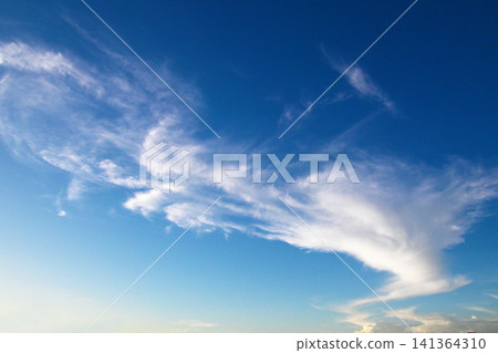 Beautiful summer sky, cirrus clouds Beautiful summer sky, cirrus clouds 141364310