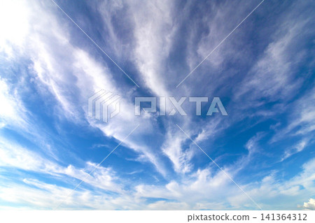 Beautiful blue sky and white clouds Beautiful blue sky and white clouds 141364312