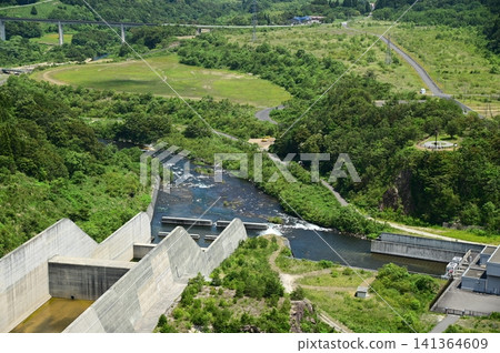 View from Izawa Dam (Oshu Lake) View from Izawa Dam (Oshu Lake) 141364609