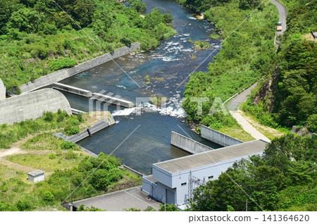 View from Izawa Dam (Oshu Lake) View from Izawa Dam (Oshu Lake) 141364620