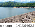View from Izawa Dam (Oshu Lake) 141364628
