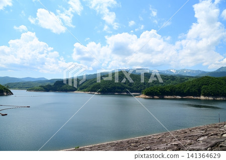 從伊澤水壩(奧州湖)眺望 從伊澤水壩(奧州湖)眺望 141364629