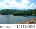View from Izawa Dam (Oshu Lake) 141364634