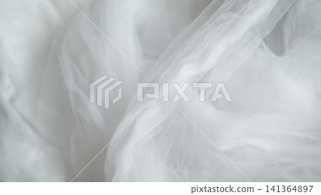 Fabric background material white white costume decoration text space virtual space Fabric background material white white costume decoration text space virtual space 141364897