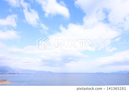 琵琶湖和藍天 琵琶湖和藍天 141365281