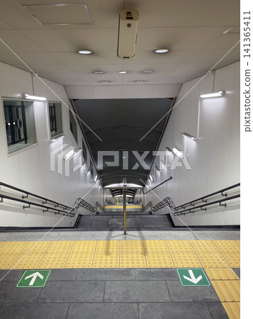 National Stadium Station: A very long staircase National Stadium Station: A very long staircase 141365411