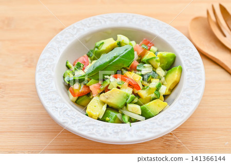 Zucchini and avocado salad Zucchini and avocado salad 141366144