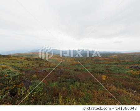 10月上旬的月山(山形縣鶴岡市、莊內町、西川町) 10月上旬的月山(山形縣鶴岡市、莊內町、西川町) 141366348