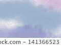 Watercolor-style background material with a water surface image 141366523