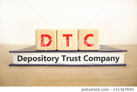DTC depository trust company symbol. Concept words DTC depository trust company on beautiful wooden blocks. Beautiful white background. Business DTC depository trust company concept. Copy space. DTC depository trust company symbol. Concept words DTC depository trust company on beautiful wooden blocks. Beautiful white background. Business DTC depository trust company concept. Copy space. 141367600