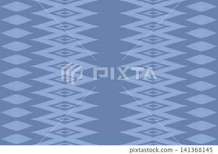 Blue and white ikat geometric ethnic oriental pattern. ikat geometric ethnic pattern. ikat pattern design for clothing, textile, background, wallpaper, wrapping, carpet, print, embroidery style, Blue and white ikat geometric ethnic oriental pattern. ikat geometric ethnic pattern. ikat pattern design for clothing, textile, background, wallpaper, wrapping, carpet, print, embroidery style, 141368145