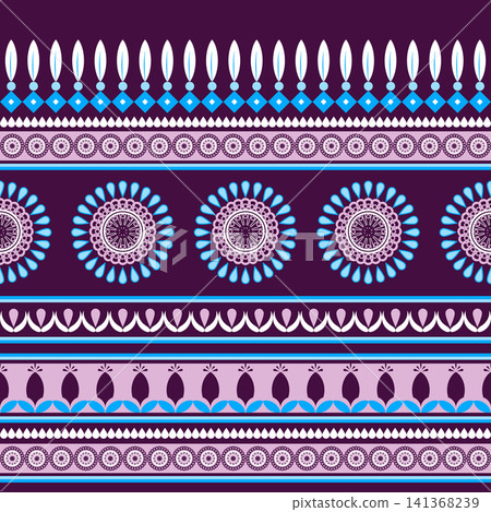 Sari Indian pattern. Sari Indian oriental pattern. Floral Indian pattern style. floral pattern can be used in fabric design for clothing, textile, background, wallpaper, embroidery, wrapping, print Sari Indian pattern. Sari Indian oriental pattern. Floral Indian pattern style. floral pattern can be used in fabric design for clothing, textile, background, wallpaper, embroidery, wrapping, print 141368239