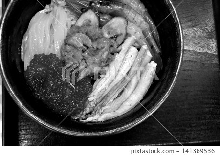 Seafood rice bowl in Fukui Seafood rice bowl in Fukui 141369536