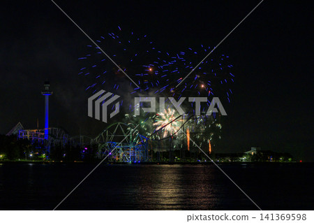Fireworks on Hakkeijima 141369598