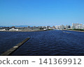A view of the seaside town from Naruo Bridge (Nishinomiya City, Hyogo Prefecture) 141369912