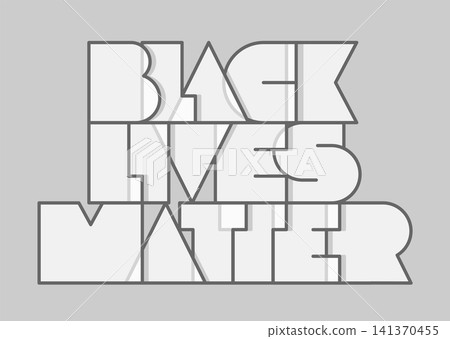 Black lives matter modern typography on a flat gray background. Vector template with lettering for banner, design concept, sign, poster. Minimalistic vector illustration. Stop racism banner. Black lives matter modern typography on a flat gray background. Vector template with lettering for banner, design concept, sign, poster. Minimalistic vector illustration. Stop racism banner. 141370455