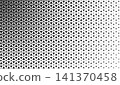 Monochrome repeating geometric texture with gradient. Vector seamless pattern for background, wallpaper, textile, fabric, wrapping paper, web site backdrop. Simple shapes 141370458