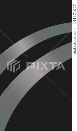 Abstract dark metallic silver corporate presentation backdrop mockup template with sleek curved lines Abstract dark metallic silver corporate presentation backdrop mockup template with sleek curved lines 141371097