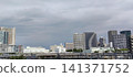The cluster of skyscrapers in the developing city 141371752