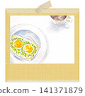 Egg and cabbage cross-section sandwich Egg and cabbage cross-section sandwich 141371879