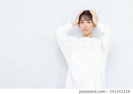 Worried, woman, lady Worried, woman, lady 141372219