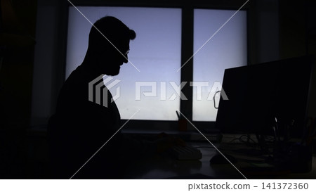Senior Financial Analyst Scrutinizing Spreadsheet Charts During Late Evening Work Session In Quiet Office . Media Senior Financial Analyst Scrutinizing Spreadsheet Charts During Late Evening Work Session In Quiet Office . Media 141372360