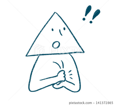 A graphic recording-style illustration of a Pyramid Head figure that conveys shock and surprise. A graphic recording-style illustration of a Pyramid Head figure that conveys shock and surprise. 141372865