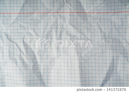 Checkered paper notebook background Checkered paper notebook background 141372878