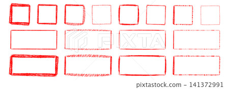 Grunge brush stroke square frames, rectangle borders Grunge brush stroke square frames, rectangle borders 141372991