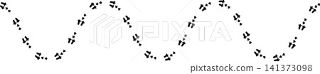 Rabbit footprint icon, easter bunny paw foot trail Rabbit footprint icon, easter bunny paw foot trail 141373098