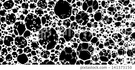 Soap foam on black background Soap foam on black background 141373150