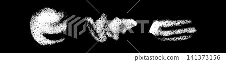 Soap foam on black background Soap foam on black background 141373156