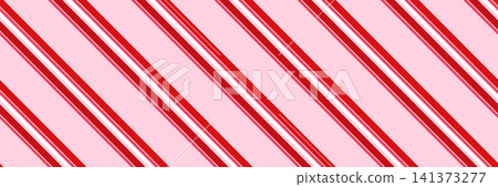 Candy cane seamless pattern, holiday wrapping background Candy cane seamless pattern, holiday wrapping background 141373277