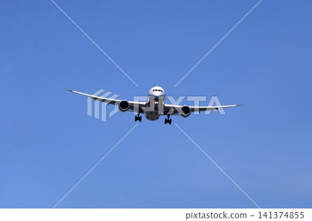 Takeoff and landing of an airliner 141374855